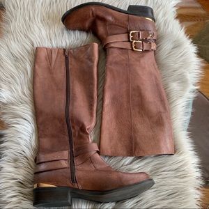 Steve Madden Aktor Brown Knee High Boots 9.5